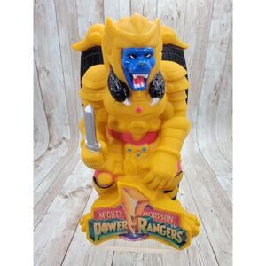 Vintage 1994 Saban 7” Vinyl Mighty Morphin Power Rangers Goldar CoinBank No Plug